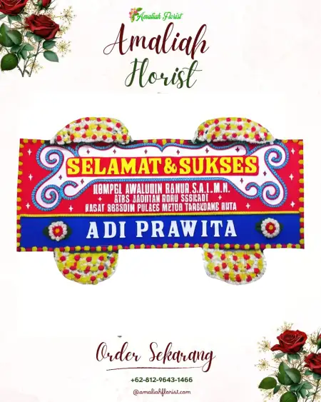 Papan Bunga Ucapan Selamat Purbadana